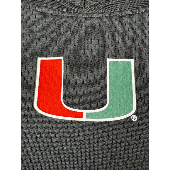Adidas Aeroready University of Miami Hurricanes Black Jersey Men's Size Medium - Picture 4 of 9